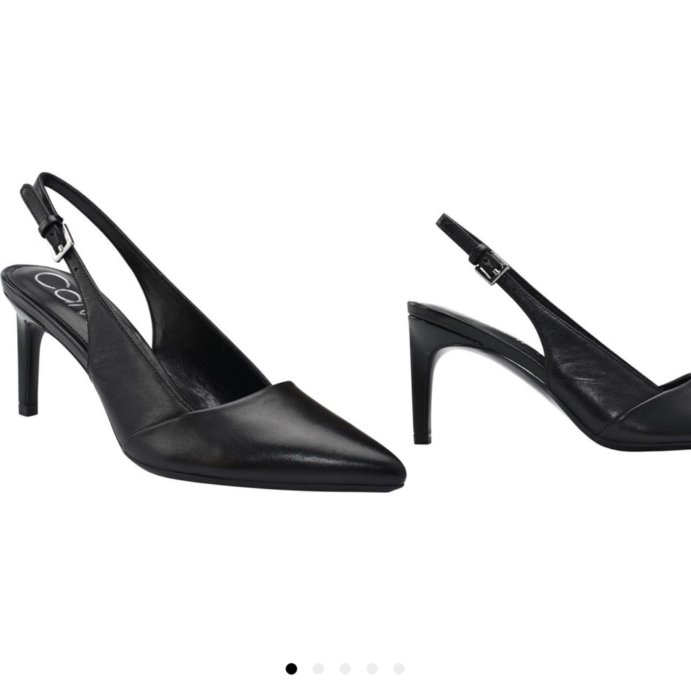 Calvin Klein Silvia Slingback Pointed Toe Pump